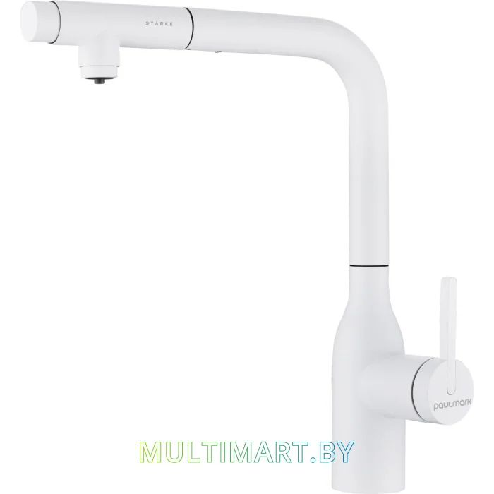 Смеситель Paulmark Viper Vi213105-431 (белый матовый)